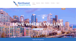 Desktop Screenshot of northwestapartments.com